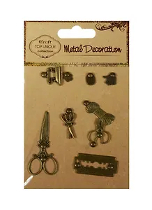 Элементы метал. для скрапбукинга (9 шт.) (ассорти) Ателье (S20494479)