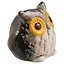 Фигурка Сова серая с желтыми глазами (керамика) (4,5см) — 2619265 — 2