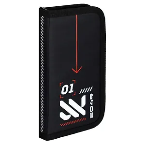 Пенал 1 отделение "Техно" 20*10*2,5 см, полиэстер