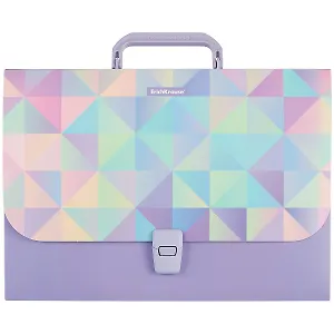 Портфель А4 "Magic Rhombs" пластик, инд.уп., Erich Krause