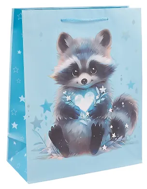 Пакет А4 32*26*12 "Енотик" дет., бум.мат.ламинат 3122638