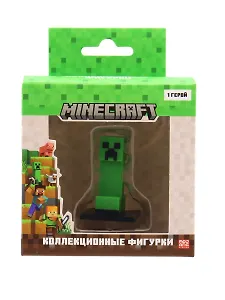 Коллекционная фигурка Minecraft Зелёный крипер (MC2012B)