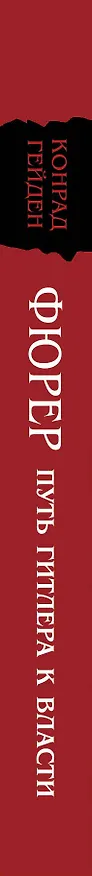 Книга Фюрер. Путь Гитлера к власти (Конрад Гейден) — 3