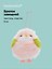 Брелок Птичка розовая (пластик, текстиль) (заводной) (9см) (12-202602-MSH10/4) — 3150464 — 1