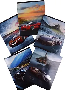 Тетрадь в клетку Unnika, "Скорость (авто)", 48 листов, в ассортименте