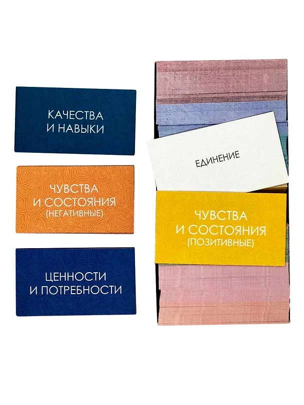 Книга Картотека психолога. 500 карт. Набор тематических текстовых колод (Евгения Баксан) — 4