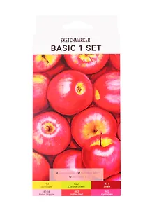 Маркеры 06цв "Basic 1" карт.кор., Sketchmarker