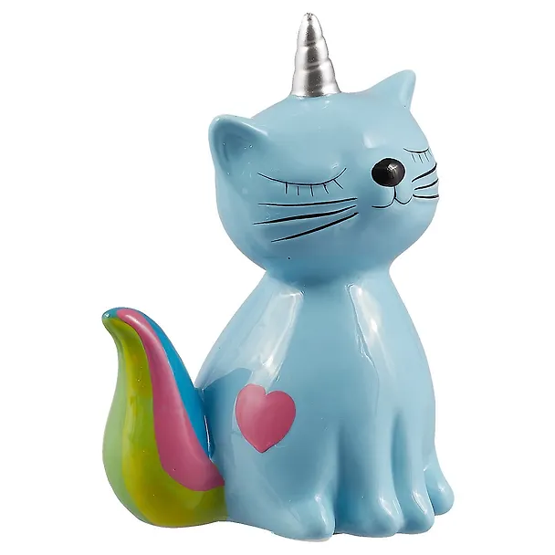 Копилка Кошечка-единорог (керамика) (10х8) (12-FENGDA-HP7513-F) 2650194 — 2