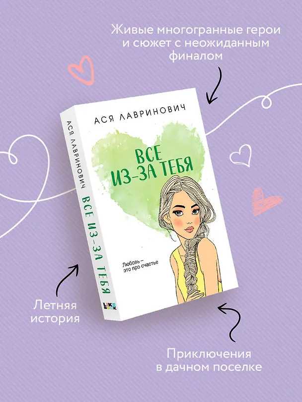 Книга Все из-за тебя (Ася Лавринович) — 7