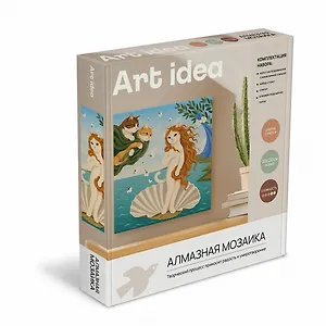 _Алмазная мозаика на подрамнике Котовенера (20х20см) (коробка)