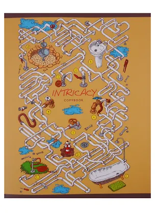 Тетрадь в клетку Unnika, "Удивительные лабиринты", 48 листов, в ассортименте 246549