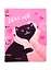Тетрадь на кольцах «Cute & Funny. Дизайн 16» 100 листов в клетку, А5, сменный блок - Listoff — 257826 — 3