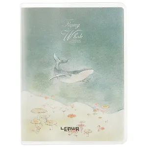 Записная книжка «Flying whale», 80 листов, А7