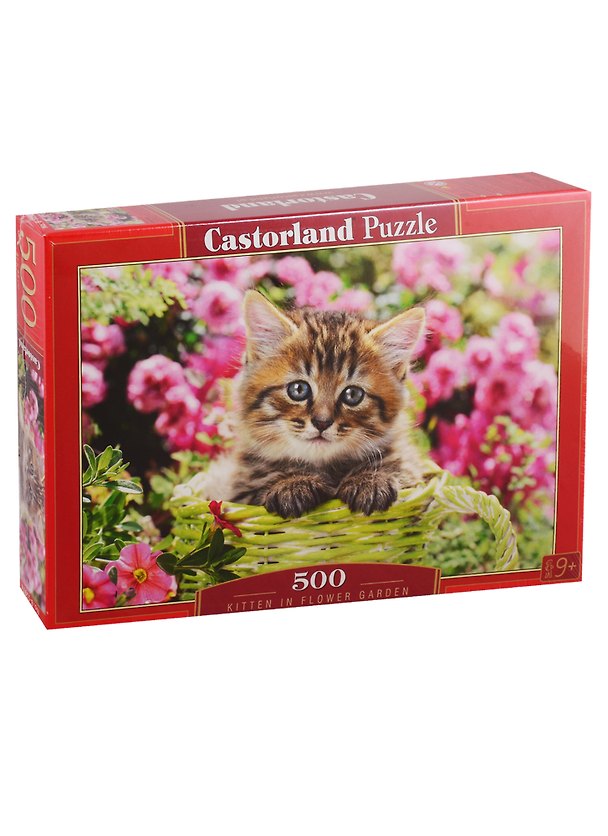 Пазл «Котёнок в саду» 500 элементов, Castorland 2769773 — 1