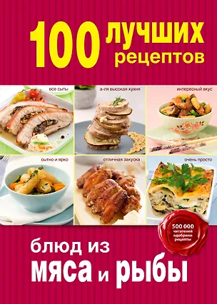 Книга 100 лучших рецептов блюд из мяса и рыбы ()
