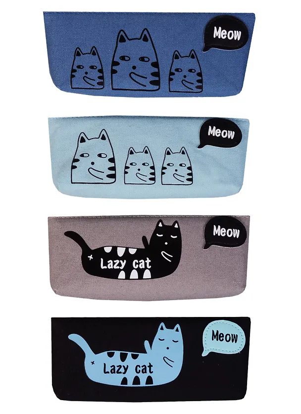 Пенал на молнии «Кошки meow», 20 х 8 см 2619412 — 6