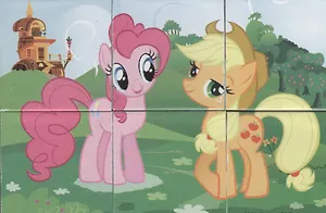 Набор кубиков My Little Pony (01106) (6шт) (Играем вместе) (3+) (упаковка)