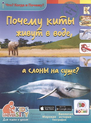 Почему киты живут в воде, а слоны на суше? Что? Когда и Почему? — 2524106 — 1