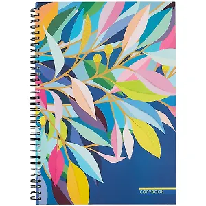 Тетрадь в клетку Listoff, "Яркие листья", А4, 96 листов