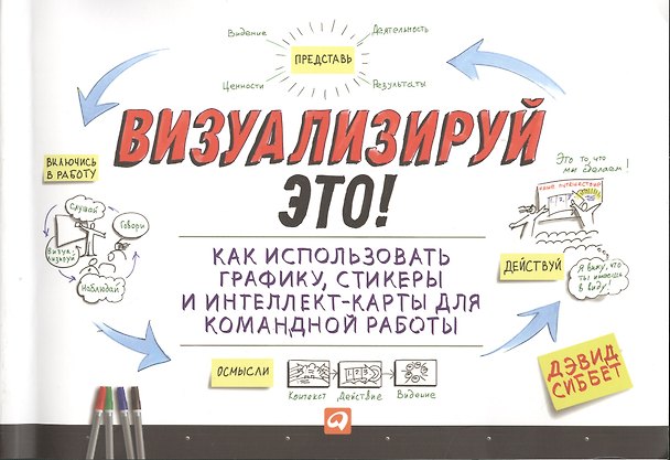 Книга Визуализируй это! Как использовать графику, стикеры и интеллект-карты для командной работы (Дэвид Сиббет) — 1
