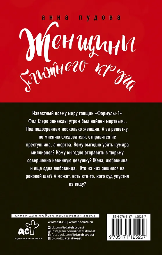 Книга Женщины ближнего круга (Анна Пудова) — 2