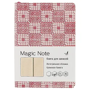 Записная книжка «Magic Note. Красный» А6+, 96 листов в линейку, Paper Art