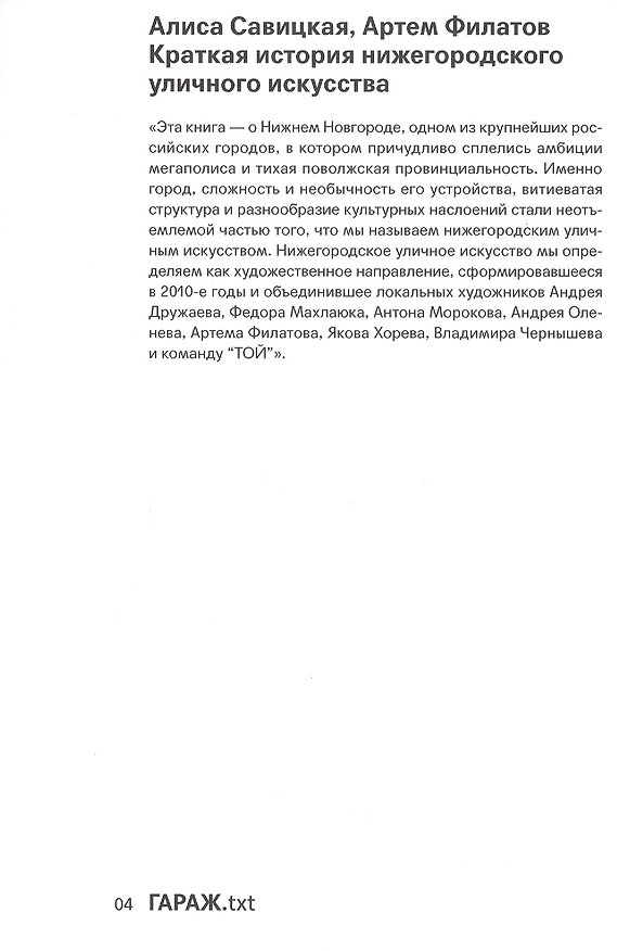 Книга Краткая история нижегородского уличного искусства (Алиса Савицкая) — 1