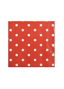 Салфетки для декупажа двухслойные кирпичные с белым горохом (220-3) (33*33) (упаковка)