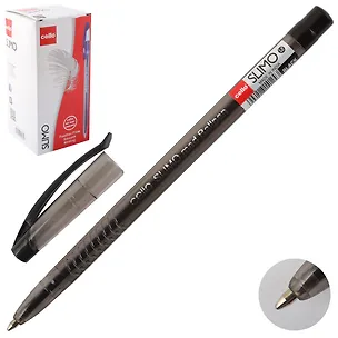 Ручка шариковая Cello, Slimo, черная 1 мм 320761