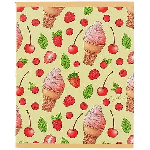 Тетрадь в линейку Unnika, "Фруктовое мороженое", 48 листов, в ассортименте