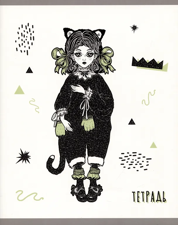 Тетрадь общая «Kitty girls», 96 листов в клетку, А5, в ассортименте - Listoff 2973610 — 3