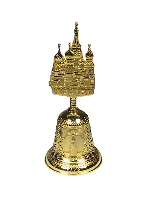 Колокол Москва Храм Василия Блаженного (металл цв.цветное золото) (040GBI-VK-18) 2449265