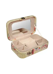 Шкатулка для драгоценностей с зеркалом Лондон (7х22х15см) (к/з) (6711010)