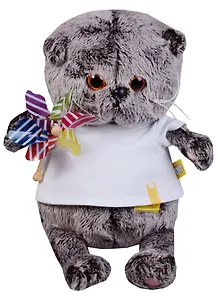 Игрушка мягкая Budi Basa, Басик BABY в футболке с вертушкой 20см