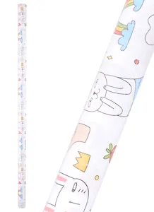 Бумага упаковочная 70*100см "WOW" крафт, инд.уп.