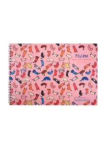 Альбом для рисования Unnika, "Летающие коты", А4, 30 листов, на гребне