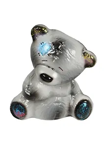 Копилка керамика Мишка Т серый (6х11х12) (102195)