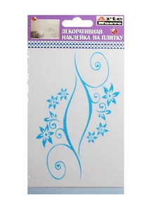 DN-T Декоративная наклейка для плитки Голубой узор (упаковка)