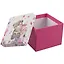 Подарочная коробка «Мишка на розовом», маленькая — 251539 — 2