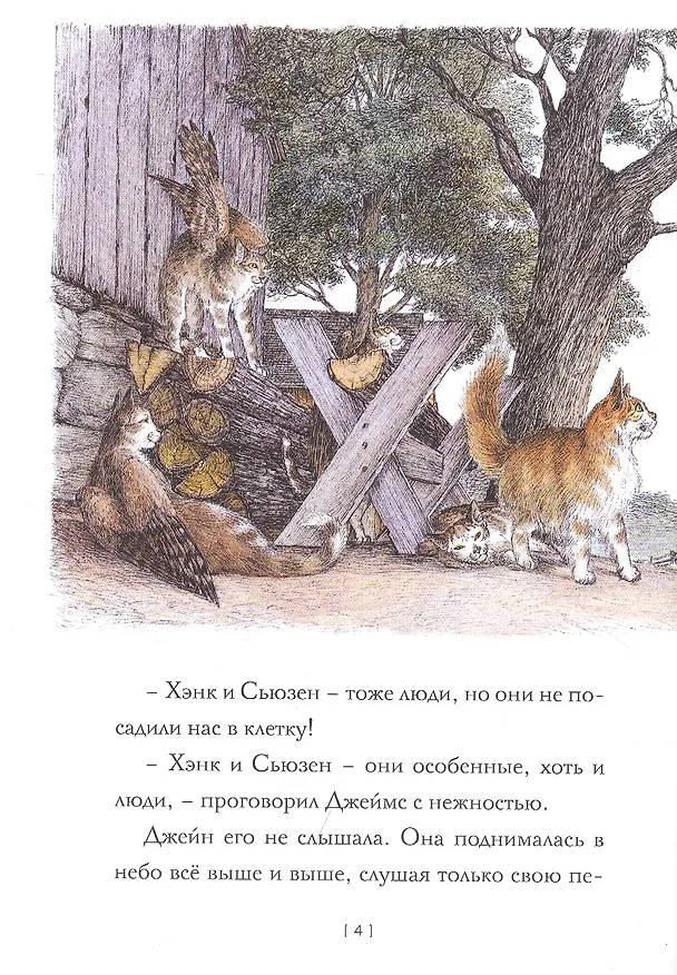 Книга Джейн сама по себе: сказки крылатых кошек (Урсула Ле Гуин) — 4