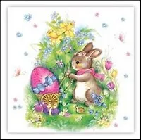 Салфетки Daisy бум. сервиров. Пасха (SDWL002801) (33х33) (20шт) (3сл)