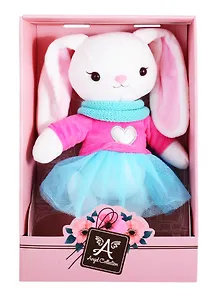 Мягкая игрушка Angel Collection Зайка Мишель в свитшоте (28 см) (681490) (коробка)