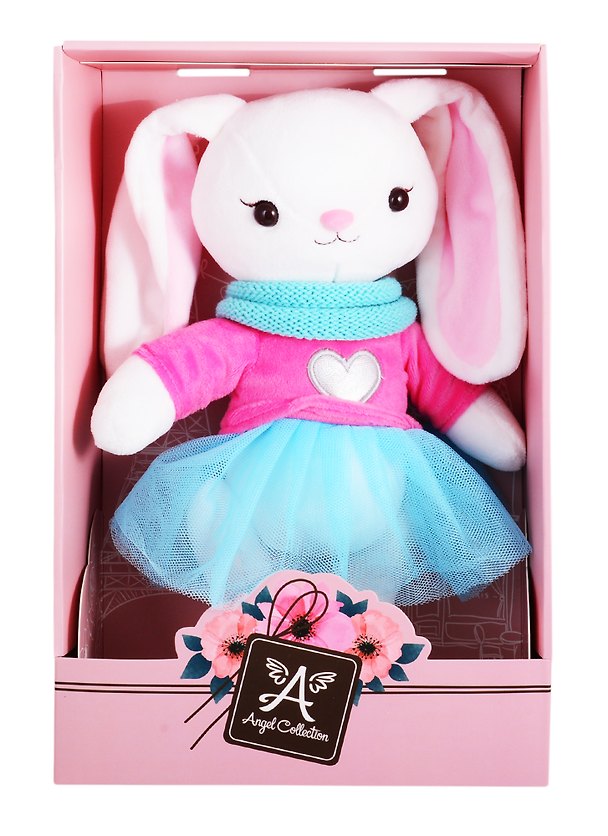 Мягкая игрушка Angel Collection Зайка Мишель в свитшоте (28 см) (681490) (коробка) 2831125 — 1