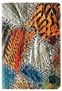 Обложка для паспорта кож/зам "Перья", J.Otten