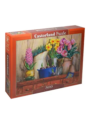 Пазлы 500 B-51809 Весенние цветы (47х33см) (9+) (коробка) (Castorland) 2431362