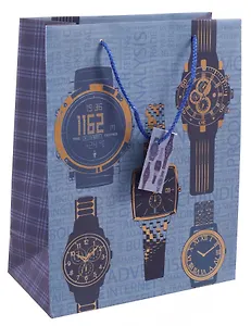 Пакет подарочный, Феникс Презент, Мужские часы 26*32,4*12,7см 44220
