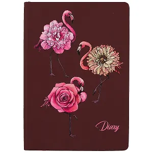 Недатированный ежедневник «Софт-тач. Фламинго», 160 листов, А5