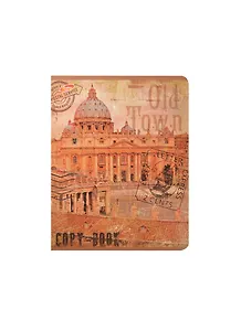 Тетрадь в клетку Academy Style, Old Town, 80 листов, в ассортименте