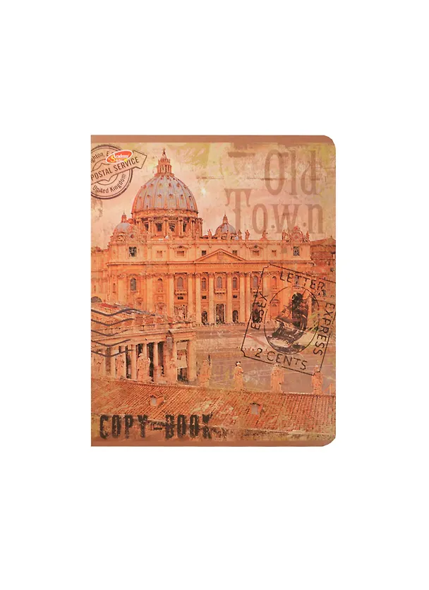 Тетрадь общая «Old Town», 80 листов в клетку, А5, в ассортименте - Academy Style 235318 — 1