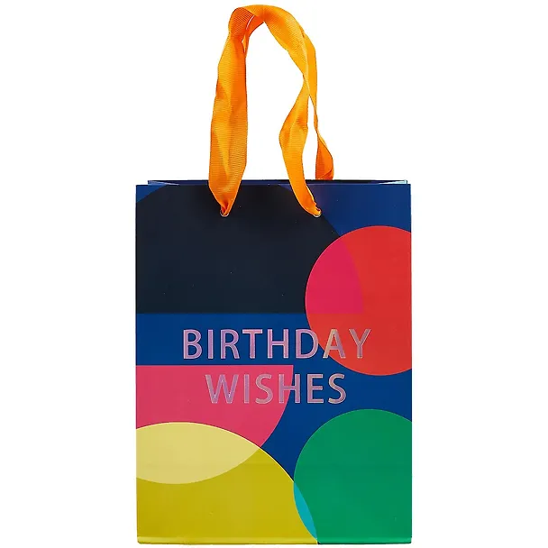 Пакет А5 23*18*10 "Birthday wishes" нейтр., бум.мат.ламинат 261687 — 2